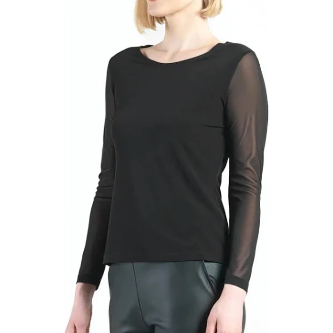 Mesh Sleeve Top