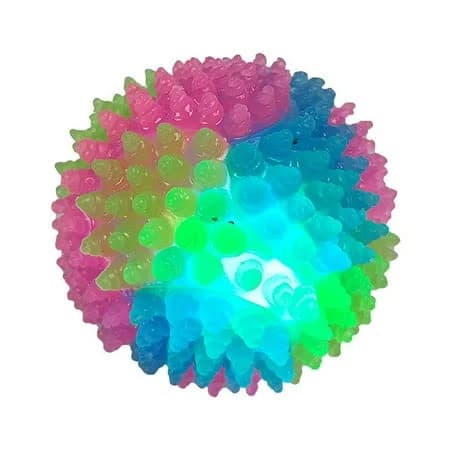 Light Dog Balls Flashing Elastic Ball Glow in the Dark Interactive Toys