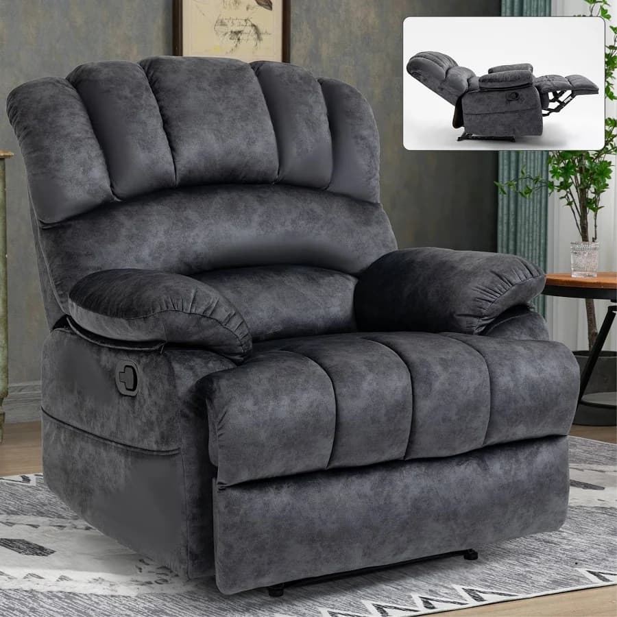 Manual Fabric Recliner Chair