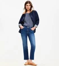 Loft Women's Mid Rise Slim Jeans