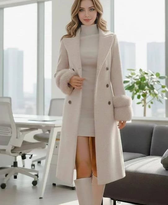 Faux Fur Overcoat