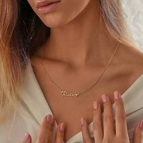 14K Gold Filled Name Necklace