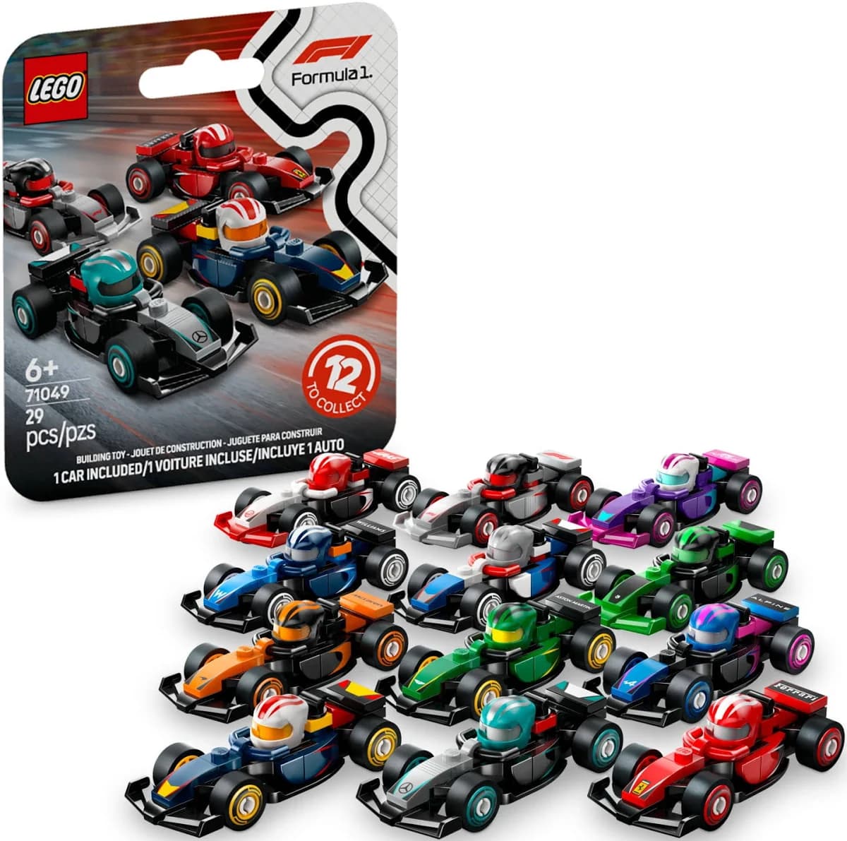 LEGO F1 Collectible Race Cars