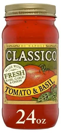 Classico Pasta Sauce Tomato Basil
