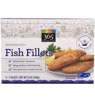 365 EVERYDAY VALUE Lightly Breaded Fish Fillets, 12 oz