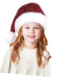 Blinkee A1340-NL Non Light Up Christmas Cowboy Santa Clause Western Holiday Hat, Red - Walmart.com