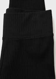 Cotton ribbed leggings - Kids | MANGO USA