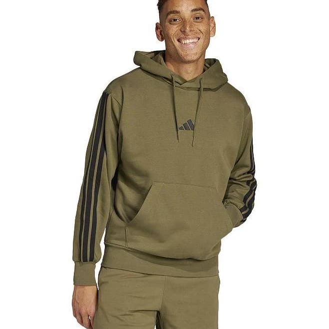 adidas Men's Essentials 3-Stripes Fleece Hoodie