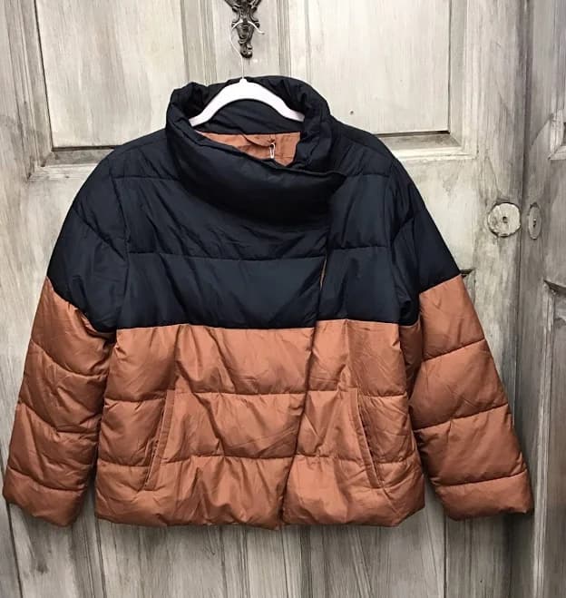 Summersalt The Colorblock Eco Puffer Jacket | Small | Multi