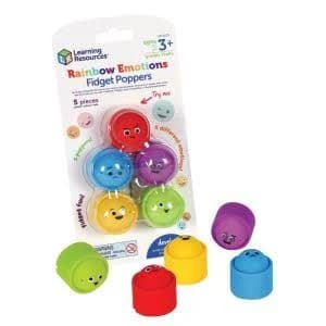 Learning Resources Rainbow Emotion Fidget Poppers