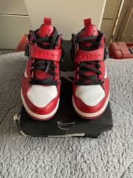 Baskets Air Jordan Rouge/Blanc - Jordan Flight 45-644846-601 - size 7.5 | eBay