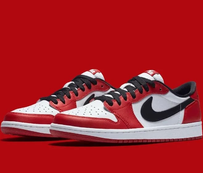 Nike Air Jordan 1 Low Og Chicago 2025 Red White Black Hq6998-600 Men’s