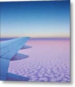 Atmospheric Elevated View Of Airplane Wing Above The Clouds Digital Art by Gu - Fine Art America