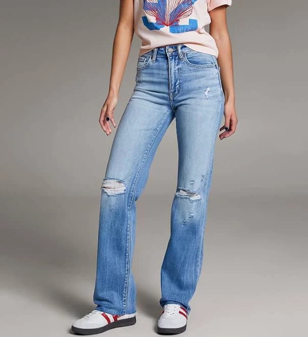 BKE Women's Billie Classic Straight Stretch Jean