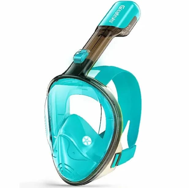 Greatever Adults G1 Full Face Anti Fog Anti Leak Snorkel Mask