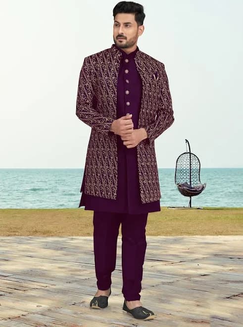 SareesPalace Men's Ethnic Sherwani