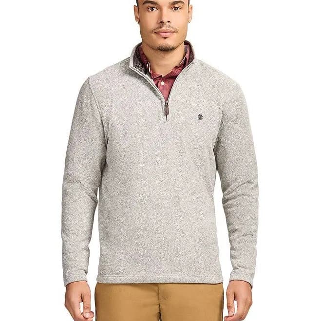Men's Izod Thermasoft Fleece Quarter Zip Sweater