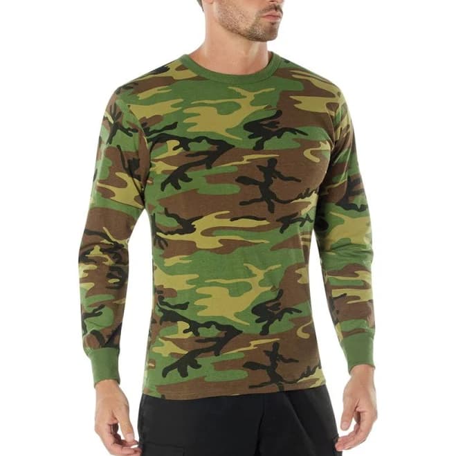 Rothco Men's Long Sleeve Camo T-Shirt