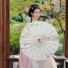 Hanfu Decorative Oil Paper Umbrella for Women Ancient Style Girl Parasol Windproof UV Sun Shooting Props for A Runway Show Big - AliExpress