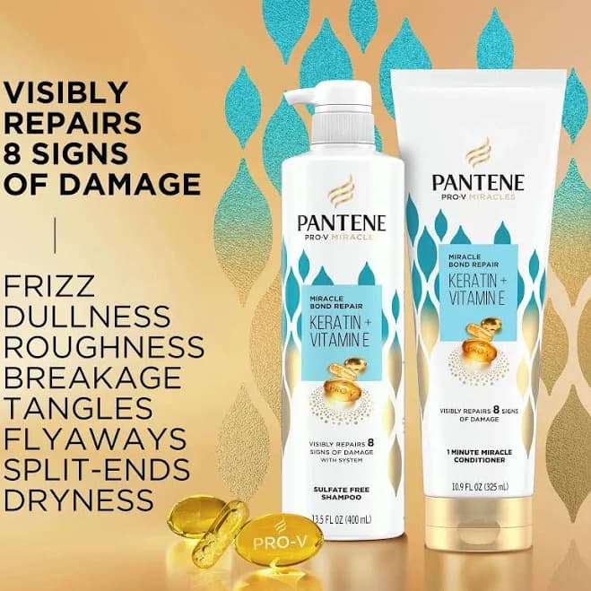 Pantene Pro-V Miracles Bond Repair Keratin + Vitamin E 1 Minute Conditioner