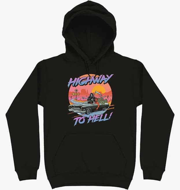 Highway to Hell Road Trip Graphic Hoodie