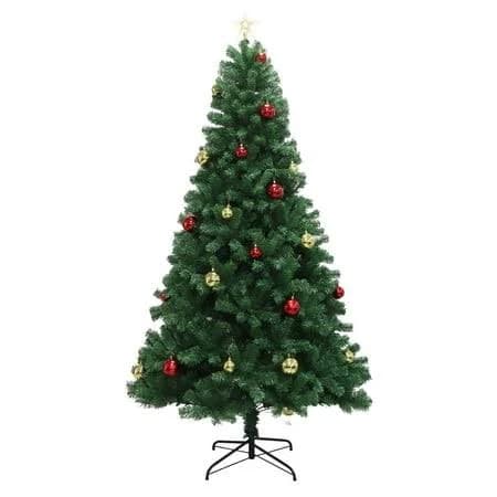 6 ft Pre-Lit Artificial Christmas Tree with 1200 Branch Tips