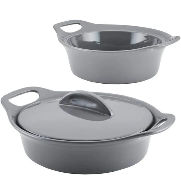Rachael Ray 3-Piece Ceramic Casserole Set