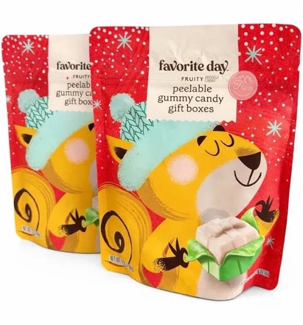 Peelable Gummy Candy Gift Boxes (70 Pieces) Fruity Flavor - Exp 1/27 -
