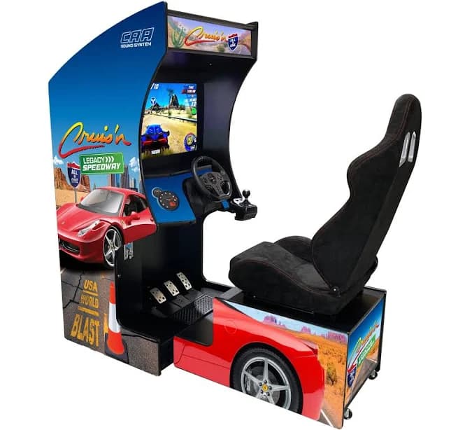 Classic Racing Arcade Machine 205 Classic Racing Games Cruis'n Legacy Edition Yes