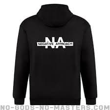 Zip hoodie - Negative Approach - Band merch ☆ No Gods No Masters 🔥 FREE SHIPPING on ALL orders!