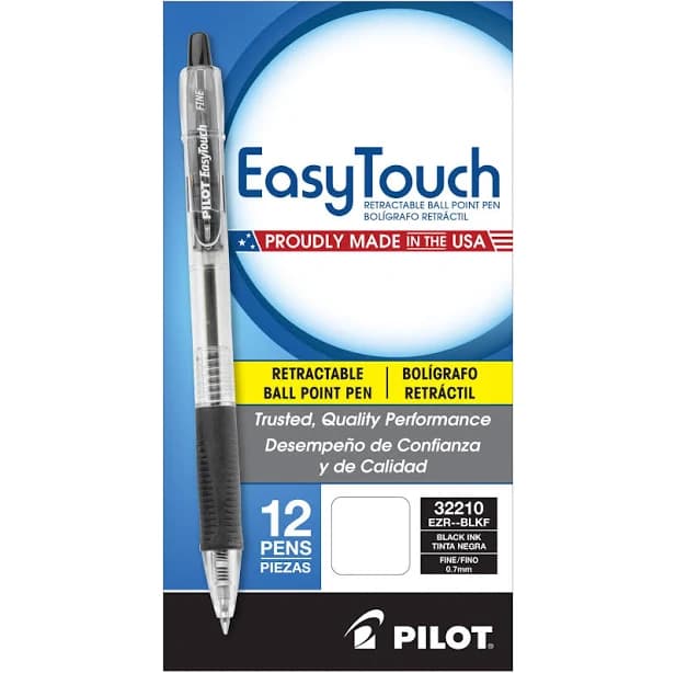 Pilot EasyTouch Ballpoint Pen Retractable