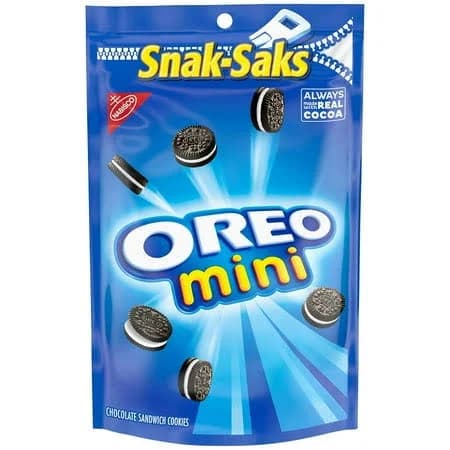 Oreo Mini Chocolate Sandwich Cookies - Snack-Sak - 8oz
