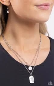 Paparazzi Half of My Heart Gold Layered Necklace