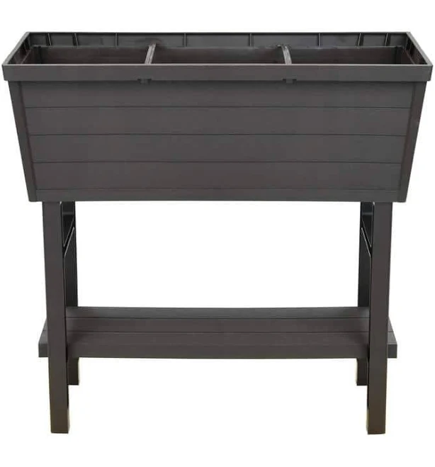 Polymer Outdoor Products Vigoro Elevated Patio Garden Bed