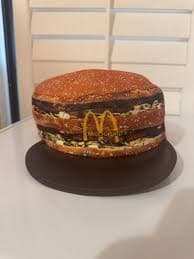 Vintage 1984 McDonald's Big Mac Hat, Employee | Mercari