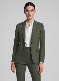 Women's Guabello Green Twill Suit – StudioSuits