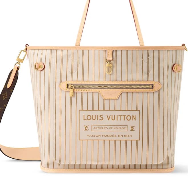 Louis Vuitton Neverfull Bandoulière Inside Out