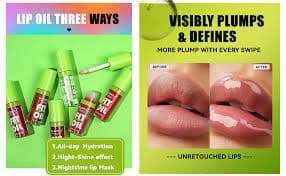 Amazon.com : Riroenst Lip Gloss,4Pcs Plumping Lip Oil, High Shine,Crystal Jelly Lipsticks, 12 Hours Hydrating, Non-Sticky, Tinted Lip Oil Lip Tint : Beauty & Personal Care