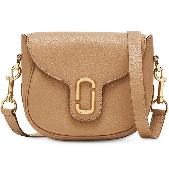 Marc Jacobs The J Marc Pebbled Leather Saddle Bag