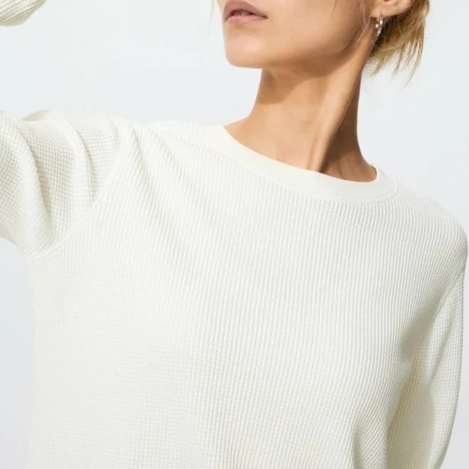 UNIQLO Women's Waffle T-Shirt