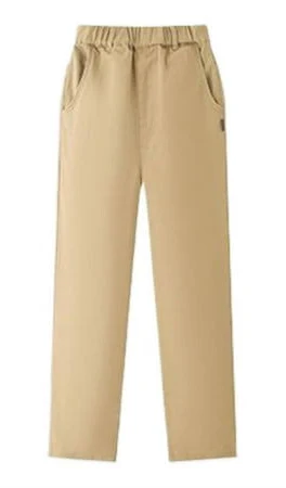 Little Boys' Elastic Waist Stretchable School Pants