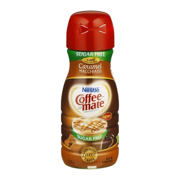 Nestle Coffee-Mate Cafe Collection Sugar Free Caramel Macchiato Coffee Creamer