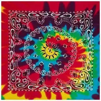 Tie-Dye Paisley Bandana
