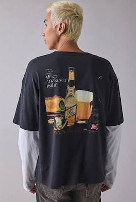 Miller High Life Double Life Cotton Tee