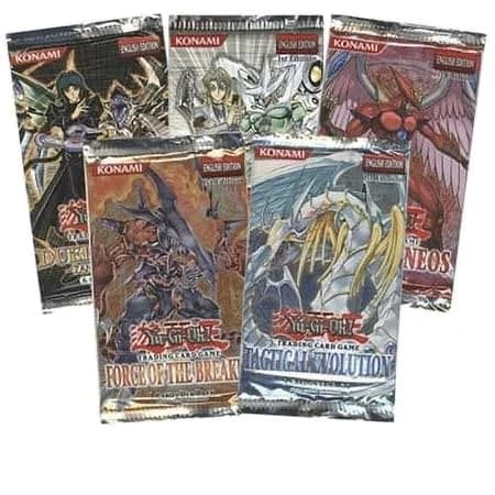 Yu-Gi-Oh Booster Packs 5 Pack Lot