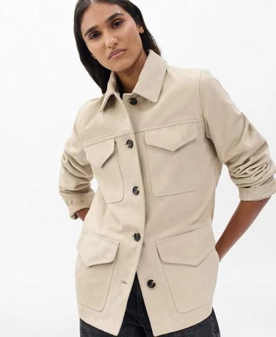 rag & bone Kara Suede Jacket