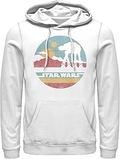 Men's A New Hope AT-AT Retro Circle Pull Over Hoodie