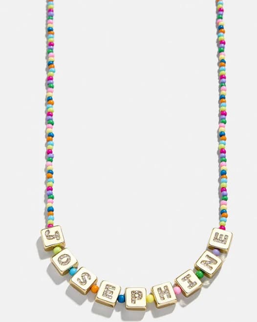 BaubleBar Beaded Kids' Custom Necklace