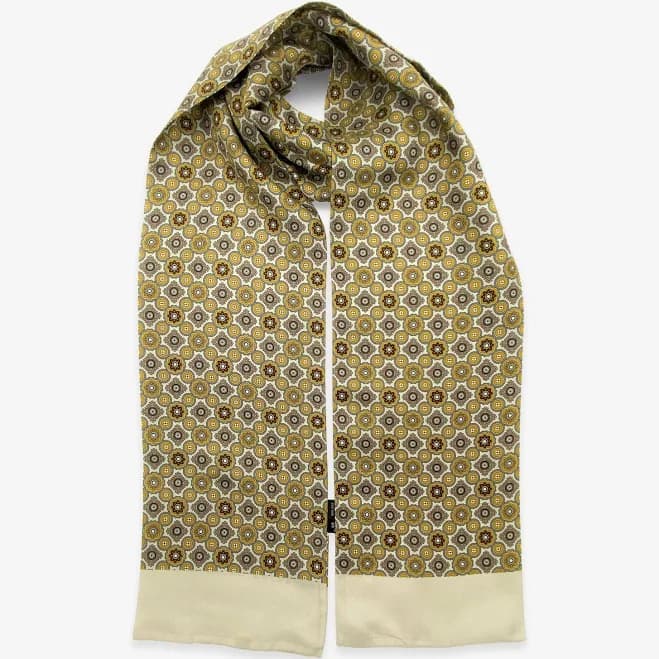 Soho Scarves Geometric Silk Scarf
