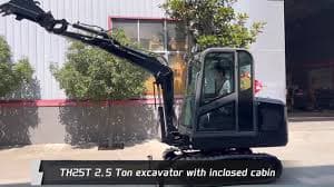 TOHO TH25T 2.5 Ton Mini Excavator - High Efficiency & Versatility